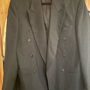 Elegant Black Double-Breasted Blazer